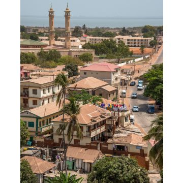 Lais Puzzle - Luftaufnahme von Minaretten und Häusern in Banjul, Gambia - 40, 100, 200, 500, 1.000 & 2.000 Teile