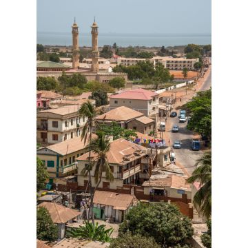Lais Puzzle - Luftaufnahme von Minaretten und Häusern in Banjul, Gambia - 1.000 Teile