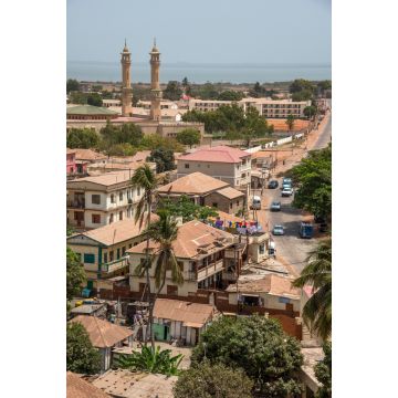 Lais Puzzle - Luftaufnahme von Minaretten und Häusern in Banjul, Gambia - 2.000 Teile