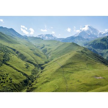 Lais Puzzle - Luftaufnahme im Großen Kaukasusgebirge mit dem Berg Kazbek, Georgien - 1.000 Teile