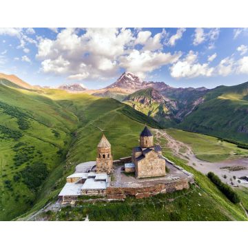 Lais Puzzle - Gergeti Dreifaltigkeitskirche oder Tsminda Sameba - Heilige Dreifaltigkeitskirche in der Nähe des Dorfes Gergeti in Georgien - 40, 100, 200, 500, 1.000 & 2.000 Teile