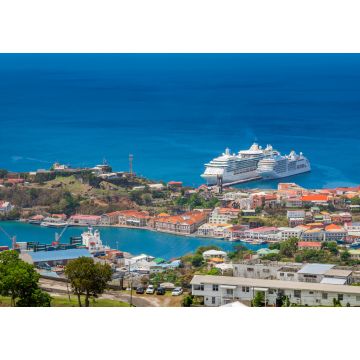 Lais Puzzle - Blick auf St. George City vom Fort Frederick's, Grenada - 1.000 Teile