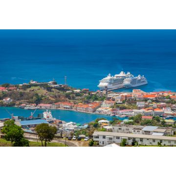 Lais Puzzle - Blick auf St. George City vom Fort Frederick's, Grenada - 2.000 Teile