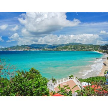 Lais Puzzle - Blick auf die Grand Anse Bucht mit tropischem Strand auf der Insel Grenada, Karibikregion der Kleinen Antillen - 40, 100, 200, 500, 1.000 & 2.000 Teile