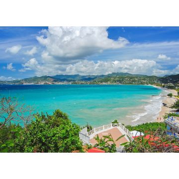 Lais Puzzle - Blick auf die Grand Anse Bucht mit tropischem Strand auf der Insel Grenada, Karibikregion der Kleinen Antillen - 1.000 Teile