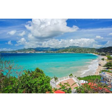 Lais Puzzle - Blick auf die Grand Anse Bucht mit tropischem Strand auf der Insel Grenada, Karibikregion der Kleinen Antillen - 2.000 Teile