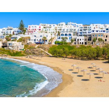Lais Puzzle - Blick auf eine schöne Meeresbucht mit Strand in Naoussa, Paros, Griechenland - 40, 100, 200, 500, 1.000 & 2.000 Teile