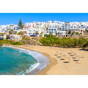 Lais Puzzle - Blick auf eine schöne Meeresbucht mit Strand in Naoussa, Paros, Griechenland - 1.000 Teile