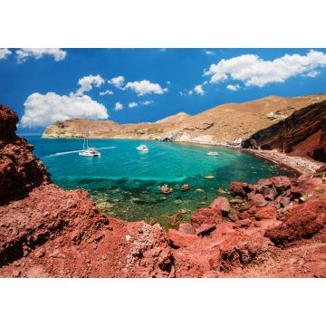 Lais Puzzle - Roter Strand. Santorin, Kykladeninseln, Griechenland. Schöne Sommerlandschaft mit einem der berühmtesten Strände der Welt - 1.000 Teile