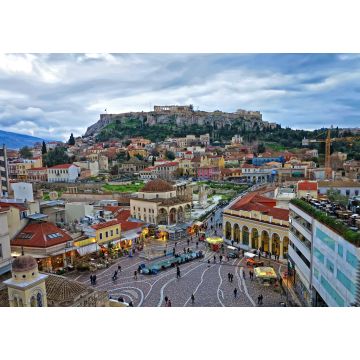 Lais Puzzle - Blick auf die Akropolis und das Viertel Monastiraki in Athen von oben - 1.000 Teile
