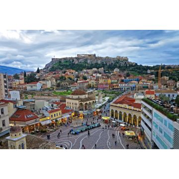 Lais Puzzle - Blick auf die Akropolis und das Viertel Monastiraki in Athen von oben - 2.000 Teile