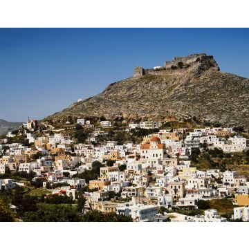 Lais Puzzle - Die Stadt Agia Marina mit der alten venezianischen Burg im Hintergrund. Insel Leros, Dodokanische Inseln, Griechenland - 40, 100, 200, 500, 1.000 & 2.000 Teile