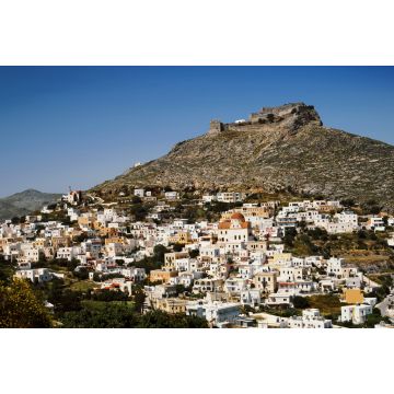 Lais Puzzle - Die Stadt Agia Marina mit der alten venezianischen Burg im Hintergrund. Insel Leros, Dodokanische Inseln, Griechenland - 2.000 Teile
