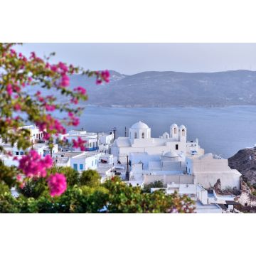 Lais Puzzle - Panoramablick auf das Dorf Plaka ("Hauptstadt" der Insel Milos) und die Bucht von Milos, Kykladen, Griechenland - 2.000 Teile