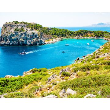 Lais Puzzle - Die wunderschöne Anthony-Quinn-Bucht auf der Insel Rhodos, Mittelmeer, Griechenland - 40, 100, 200, 500, 1.000 & 2.000 Teile