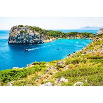 Lais Puzzle - Die wunderschöne Anthony-Quinn-Bucht auf der Insel Rhodos, Mittelmeer, Griechenland - 2.000 Teile