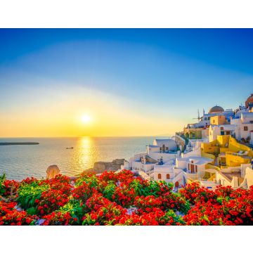 Lais Puzzle - Sonnenuntergang in der Stadt Oia, Santorin, Griechenland - 40, 100, 200, 500, 1.000 & 2.000 Teile