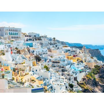 Lais Puzzle - Panoramablick auf die Stadt Fira in Santorini, Griechenland - 40, 100, 200, 500, 1.000 & 2.000 Teile