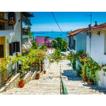 Lais Puzzle - Blick auf eine enge Gasse in der Altstadt von Thessaloniki, Griechenland - 40, 100, 200, 500, 1.000 & 2.000 Teile