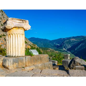 Lais Puzzle - eine alte Säule in der antiken Stätte von Delphi in Griechenland - 40, 100, 200, 500, 1.000 & 2.000 Teile