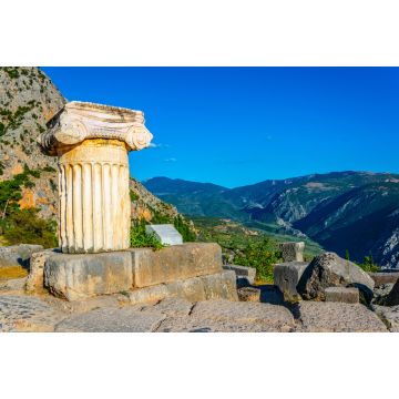 Lais Puzzle - eine alte Säule in der antiken Stätte von Delphi in Griechenland - 2.000 Teile