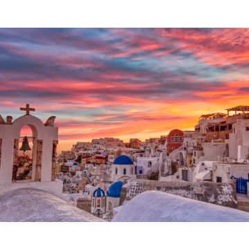 Lais Puzzle - Das Dorf Oia auf der Insel Santorin bei Sonnenuntergang in Griechenland - 40, 100, 200, 500, 1.000 & 2.000 Teile