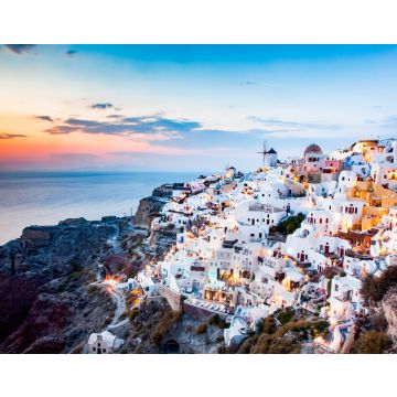 Lais Puzzle - Erstaunlicher Blick auf Oia bei Sonnenuntergang in Santorin, Kykladeninseln Griechenland - 40, 100, 200, 500, 1.000 & 2.000 Teile