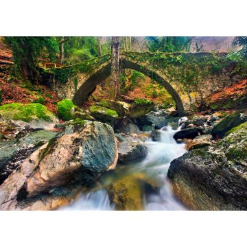 Lais Puzzle - Die alte Steinbrücke (erbaut im Jahr 1787) in der Nähe des Dorfes Tsangarada, Berg Pelion, Präfektur Magnesia, Thessalien, Griechenland - 1.000 Teile