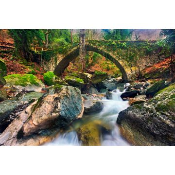 Lais Puzzle - Die alte Steinbrücke (erbaut im Jahr 1787) in der Nähe des Dorfes Tsangarada, Berg Pelion, Präfektur Magnesia, Thessalien, Griechenland - 2.000 Teile