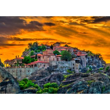 Lais Puzzle - Kloster von Varlaam und Kloster der Verklärung des Heilands in Meteora, Griechenland - 1.000 Teile