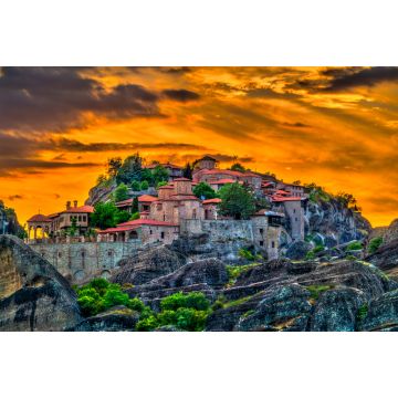 Lais Puzzle - Kloster von Varlaam und Kloster der Verklärung des Heilands in Meteora, Griechenland - 2.000 Teile