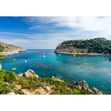 Lais Puzzle - Wunderschönes türkisfarbenes Wasser in der Anthony Quinn Bay auf der Insel Rhodos Rodos Griechenland Europa - 1.000 Teile