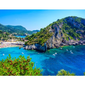 Lais Puzzle - Agios Spiridon Beach mit kristallklarem, azurblauem Wasser und weißem Strand in wunderschöner Landschaftskulisse - paradiesische Küste der Insel Korfu bei Paleokastritsa, Ionischer Archipel, Griechenland - 40, 100, 200, 500, 1.000 & 2.000...