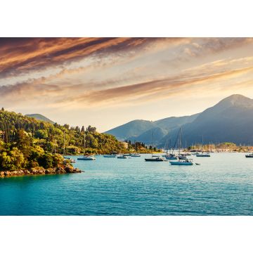 Lais Puzzle - Wunderschöne sonnige Meereslandschaft mit buntem Himmel bei Sonnenuntergang. Ionisches Meer. Griechenland - 1.000 Teile