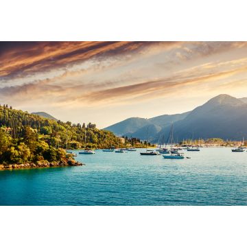 Lais Puzzle - Wunderschöne sonnige Meereslandschaft mit buntem Himmel bei Sonnenuntergang. Ionisches Meer. Griechenland - 2.000 Teile