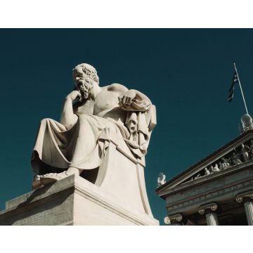 Lais Puzzle - Statue des antiken griechischen Philosophen Sokrates in Athen, Griechenland - 40, 100, 200, 500, 1.000 & 2.000 Teile
