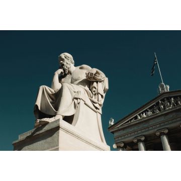 Lais Puzzle - Statue des antiken griechischen Philosophen Sokrates in Athen, Griechenland - 2.000 Teile