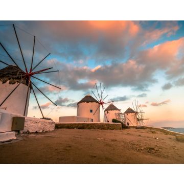 Lais Puzzle - Malerischer Blick auf die Windmühlen von Mykonos bei Sonnenuntergang - 40, 100, 200, 500, 1.000 & 2.000 Teile