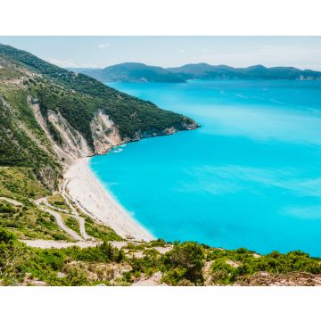 Lais Puzzle - Berühmter Myrtos-Strand. Ein Muss für Touristen auf der Insel Kefalonia im Sommer. Griechenland - 40, 100, 200, 500, 1.000 & 2.000 Teile