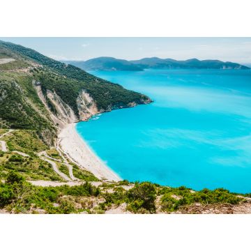 Lais Puzzle - Berühmter Myrtos-Strand. Ein Muss für Touristen auf der Insel Kefalonia im Sommer. Griechenland - 1.000 Teile