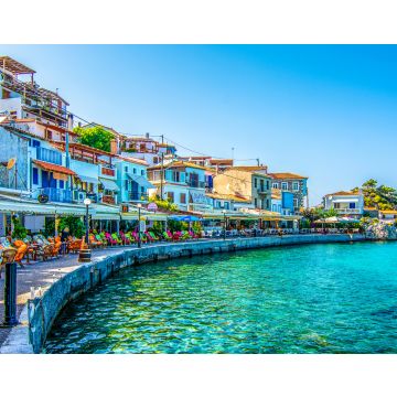 Lais Puzzle - Blick auf die Küste des Dorfes Kokkari auf der Insel Samos, Griechenland - 40, 100, 200, 500, 1.000 & 2.000 Teile