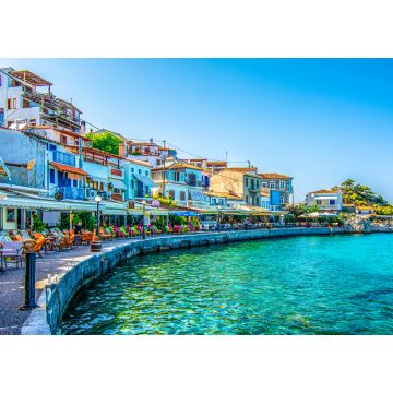 Lais Puzzle - Blick auf die Küste des Dorfes Kokkari auf der Insel Samos, Griechenland - 1.000 Teile