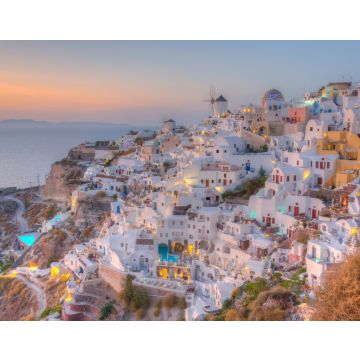 Lais Puzzle - Sonnenuntergang über dem Dorf Oia auf der Insel Santorin, Griechenland - 40, 100, 200, 500, 1.000 & 2.000 Teile