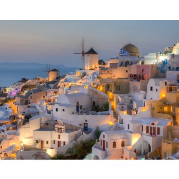 Lais Puzzle - Sonnenuntergang über dem Dorf Oia auf der Insel Santorin, Griechenland - 40, 100, 200, 500, 1.000 & 2.000 Teile