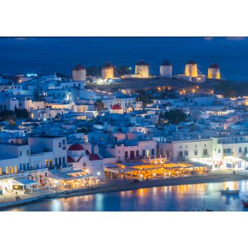 Lais Puzzle - Blick auf den Sonnenuntergang über Mykonos in Griechenland - 1.000 Teile