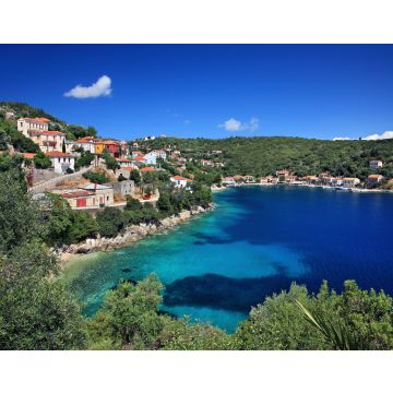 Lais Puzzle - Das Dorf Kioni, das schönste der Insel Ithaka. Präfektur Kefalonia, Ionisches Meer, Griechenland - 40, 100, 200, 500, 1.000 & 2.000 Teile