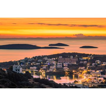 Lais Puzzle - Die Bucht von Batsi auf der griechischen Kykladen-Insel Andros im Sonnenuntergang - 2.000 Teile