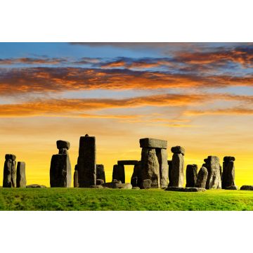Lais Puzzle - Historisches Monument Stonehenge im Sonnenuntergang, England, UK - 2.000 Teile