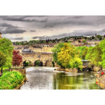 Lais Puzzle - Die Stadt Bath über dem Fluss Avon - England - 1.000 Teile
