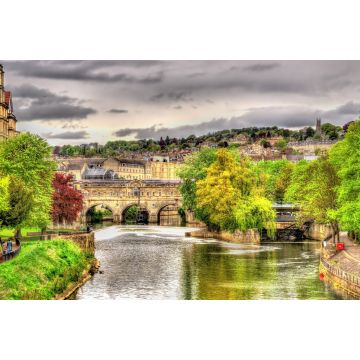 Lais Puzzle - Die Stadt Bath über dem Fluss Avon - England - 2.000 Teile